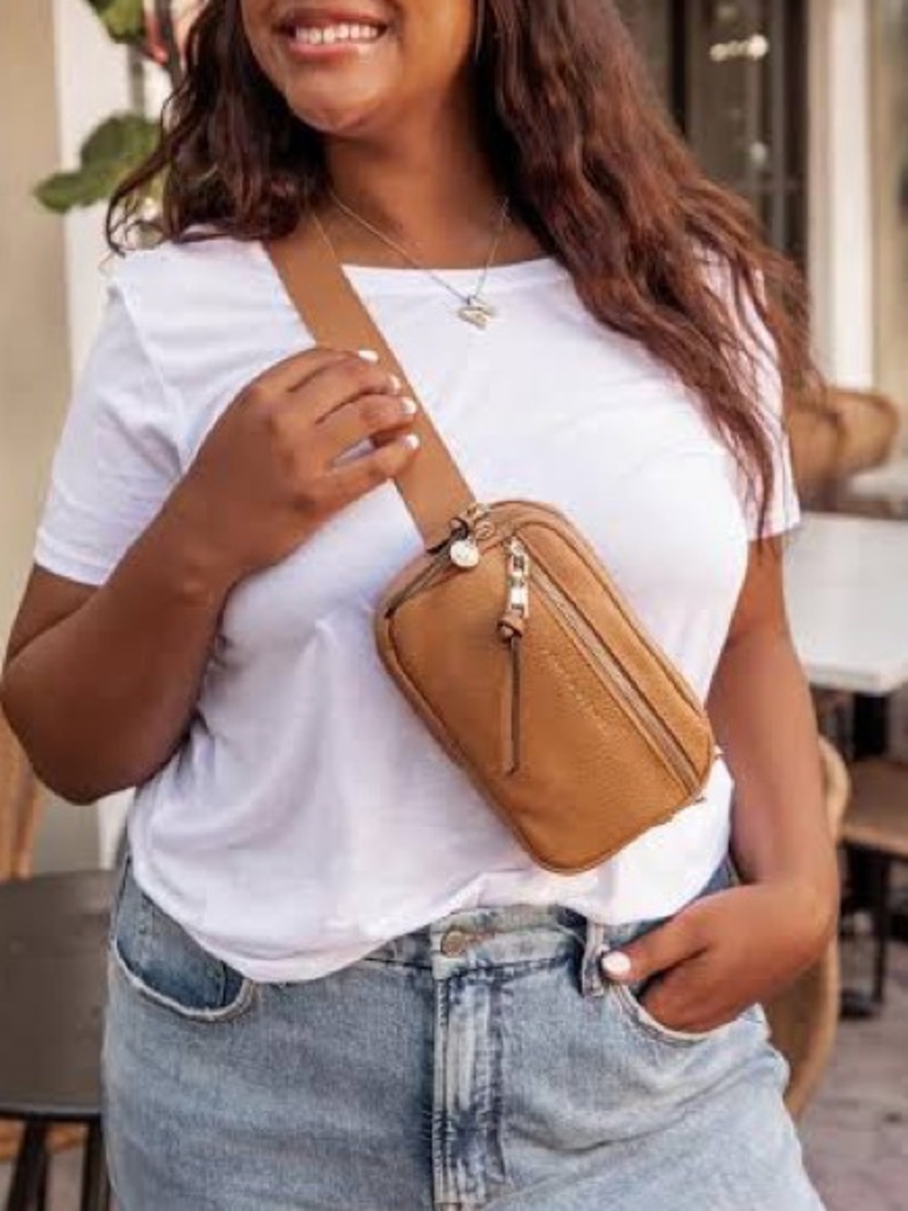 Poppy and Peonies On the Run Belt Bag
